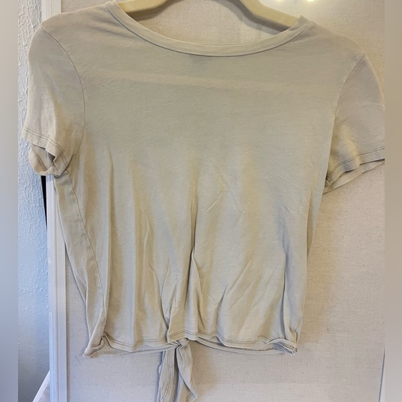 aerie Tops - Aerie cropped tee with tie back
